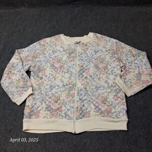 Classics From Simply Country Cardigan Full Zip Sweater Women Size XL Cottagecore